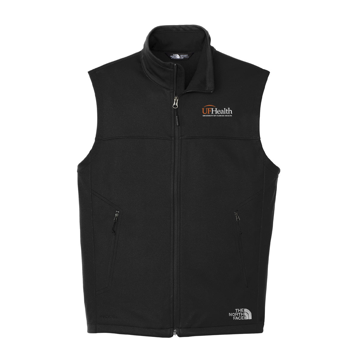 White and Orange logo - The North Face® Ridgewall Soft Shell Vest