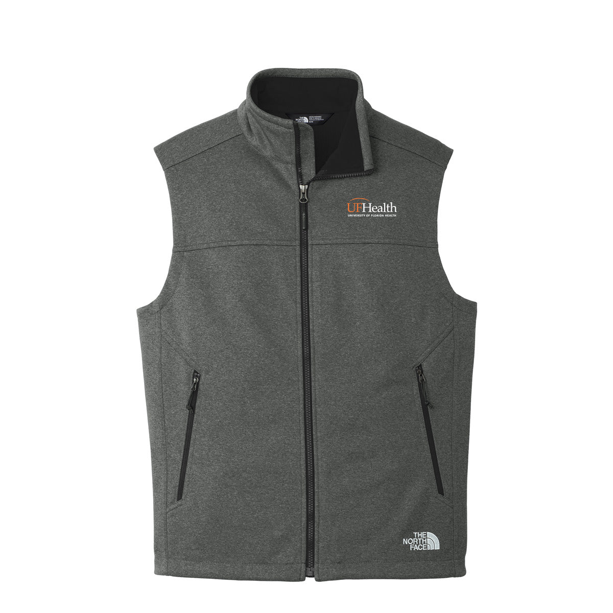 White and Orange logo - The North Face® Ridgewall Soft Shell Vest