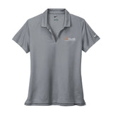 Orange White Logo - Nike Women's Dri-FIT Micro Pique 2.0 Polo