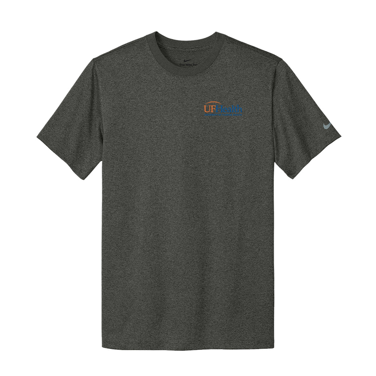 Blue Orange Left Chest Logo - Nike Swoosh Sleeve rLegend Tee