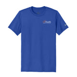Orange White Left Chest Logo - Nike Swoosh Sleeve rLegend Tee
