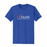 Orange White Front Logo - Nike Swoosh Sleeve rLegend Tee