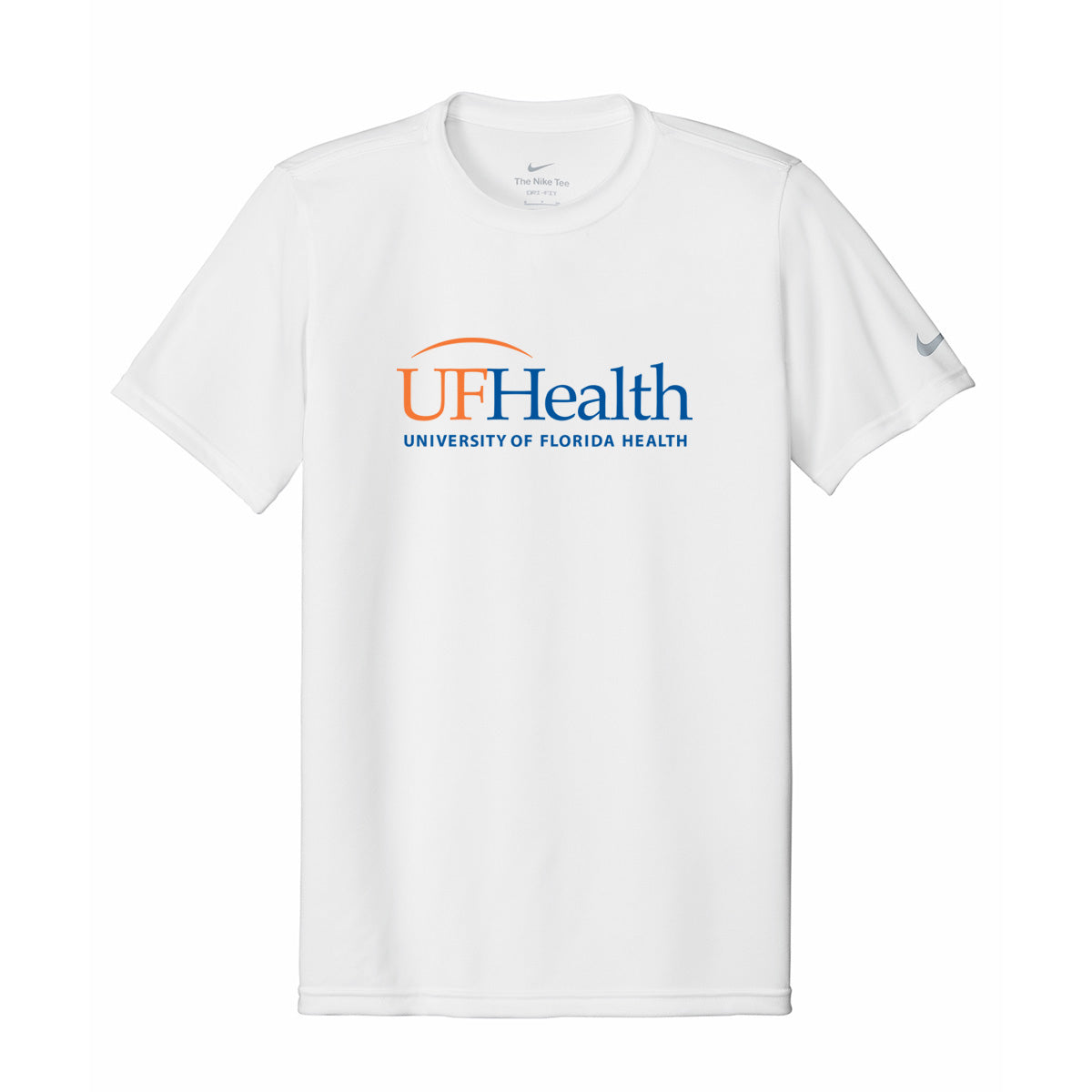 Blue Orange Front Logo - Nike Swoosh Sleeve rLegend Tee