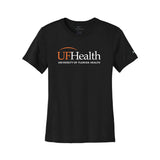 Orange White Front Logo - Nike Women's Swoosh Sleeve rLegend Tee