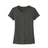 Blue Orange Left Chest Logo - Nike Women's Swoosh Sleeve rLegend Tee