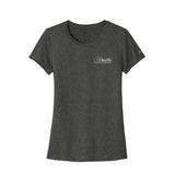 Orange White Left Chest Logo - Nike Women's Swoosh Sleeve rLegend Tee
