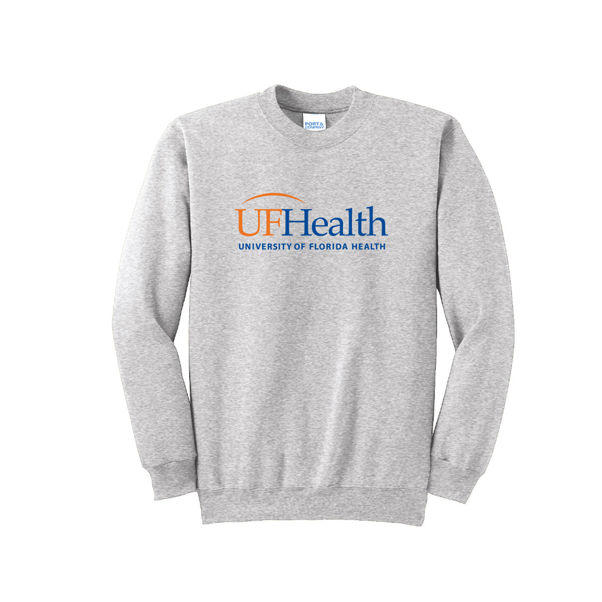 Blue orange logo - Port & Company® Essential Fleece Crewneck Sweatshirt
