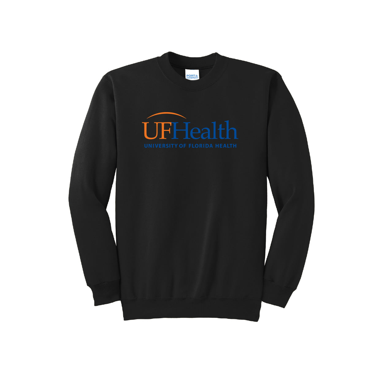 Blue orange logo - Port & Company® Essential Fleece Crewneck Sweatshirt