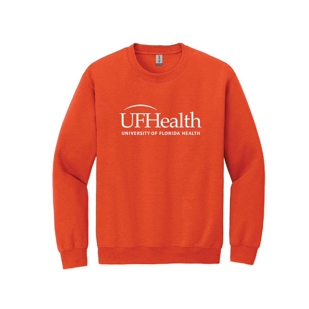 White logo - Port & Company® Essential Fleece Crewneck Sweatshirt