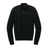 Blue and Orange Logo - Port Authority® Easy Care Full-Zip Sweater