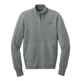 Blue and Orange Logo - Port Authority® Easy Care Full-Zip Sweater