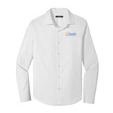 Blue and Orange Front logo - Port Authority ® City Stretch Shirt