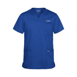 White Orange Logo - Cherokee Workwear Revolution Men's 3-Pocket STRETCH V-Neck Scrub Top